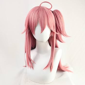 Amazon.co.jp: LAOBAO コスプレ ウィッグ さくらみこ Sakuramiko